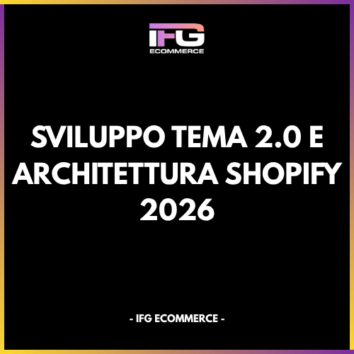 Ecommerce in Italia: architettura Shopify, costi, catalogo e sviluppo tecnico