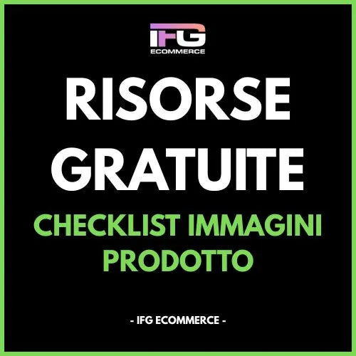 Checklist Immagini Prodotto shopify