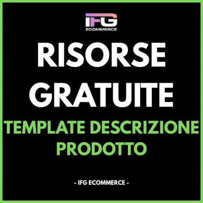 Template Descrizione Prodotto Shopify