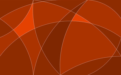 Composizione astratta arancione e scura, senza testo, usata come metafora visiva di connessioni e flussi tra sistemi