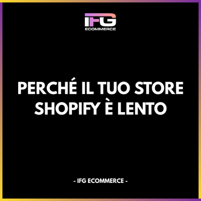 Perché il tuo store Shopify é lento