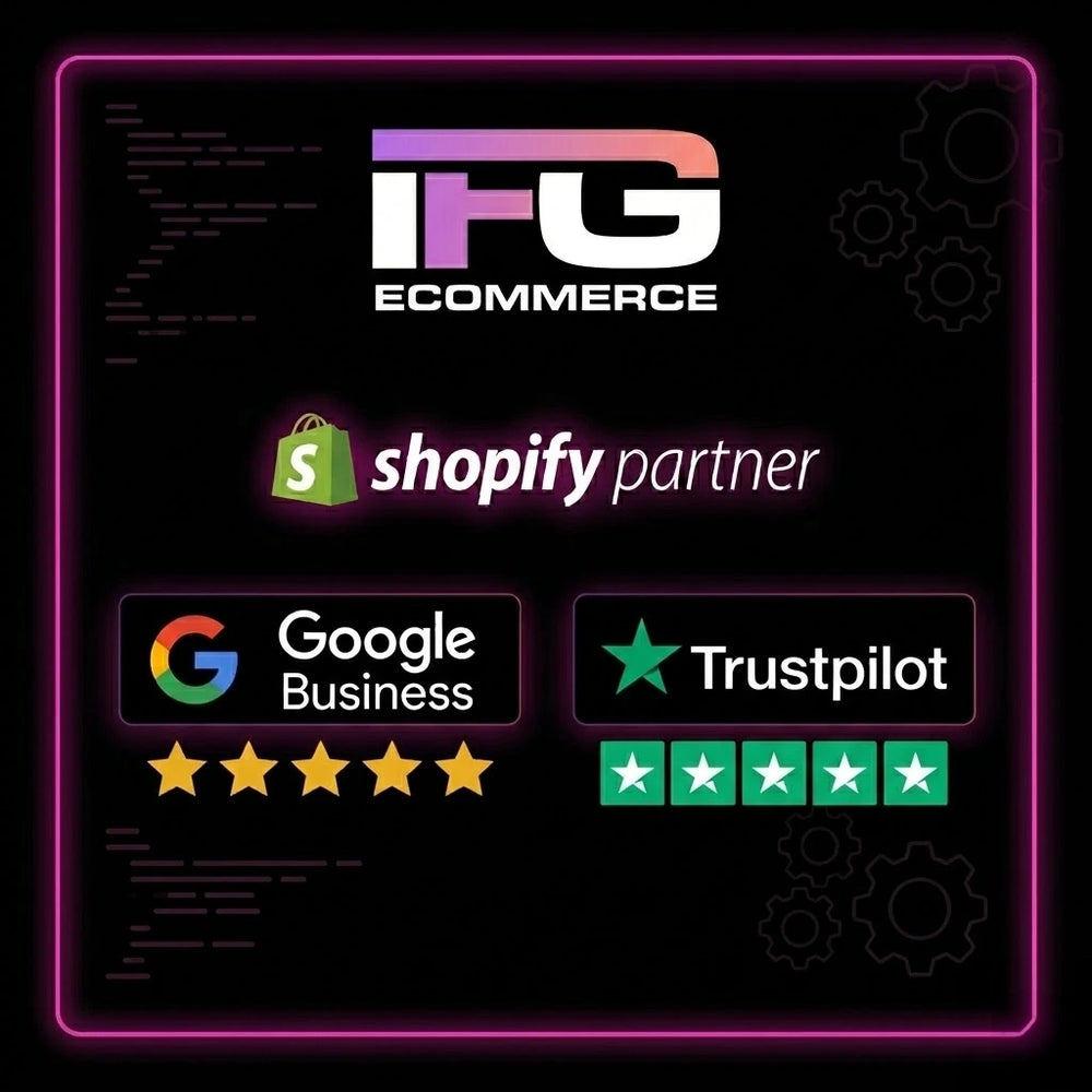 Francesco Guiducci IFG eCommerce - Shopify Partner Ufficiale con recensioni 5 stelle Google Business e Trustpilot.
