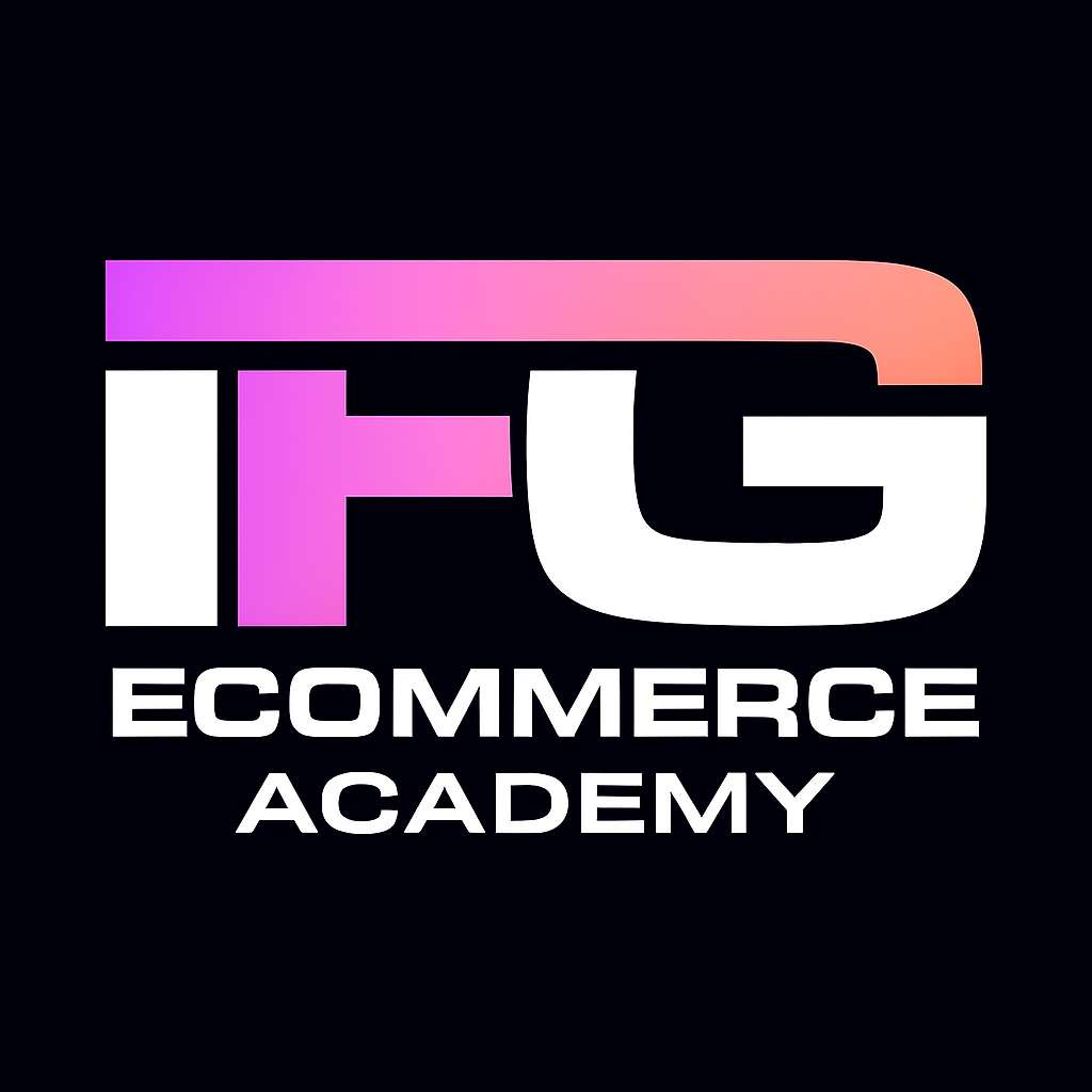 IFG ECOMMERCE ACADEMY LOGO WEB DESIGN SHOPIFY PARTNER
